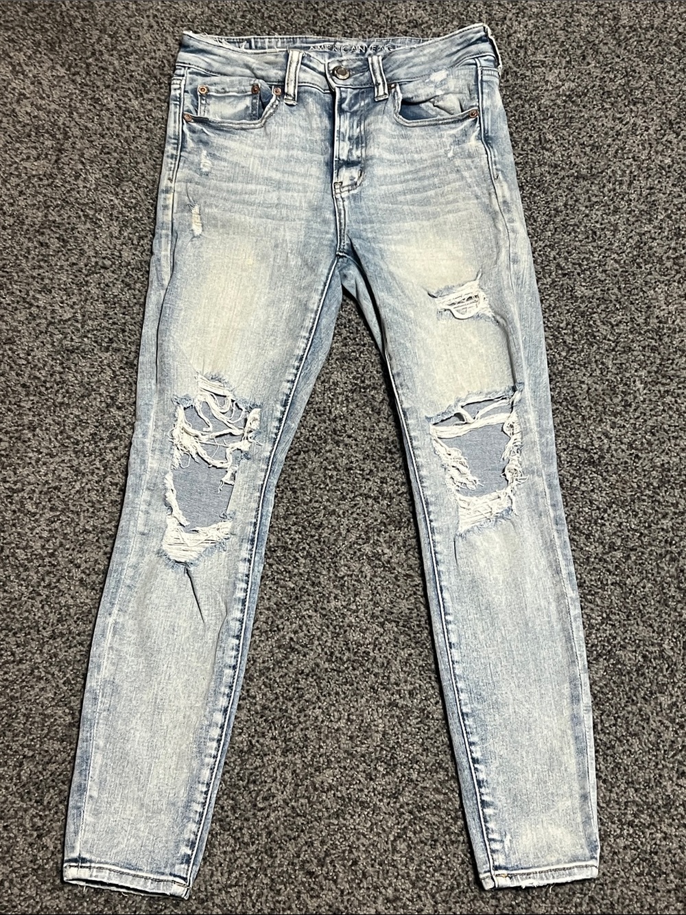 American Eagle Hi-Rise Jeggings Next Level Stretch Size 6 Short EUC